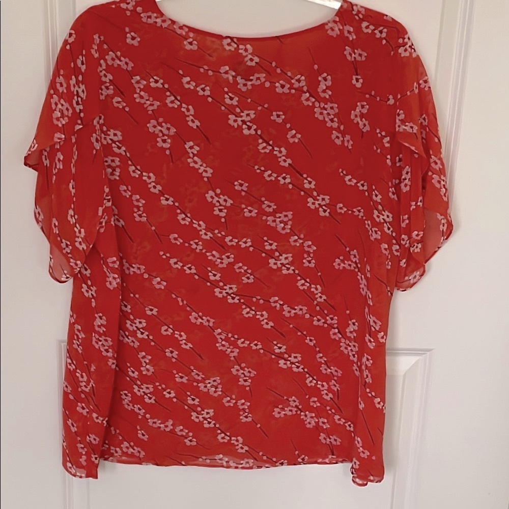 Cabi Cherry Blossom Blouse XXL - Picture 3 of 5